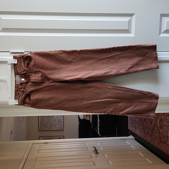 Everlane Women's Straight Leg Jeans in Rust - Picture 3 of 12